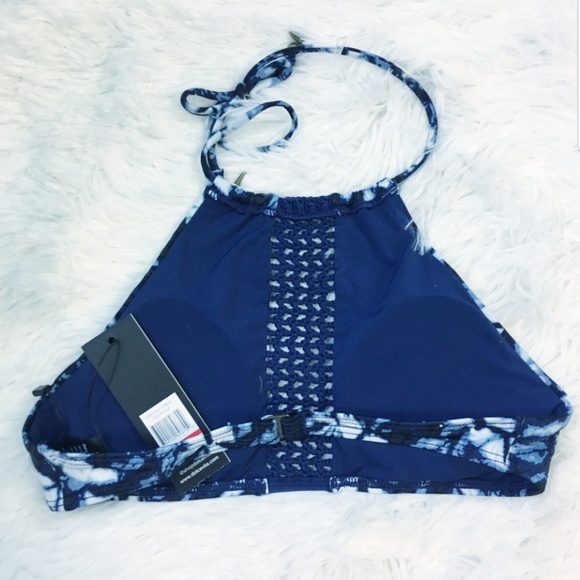 Dolce Vita Blue High Neck Bikini … - Picture 4 of 4